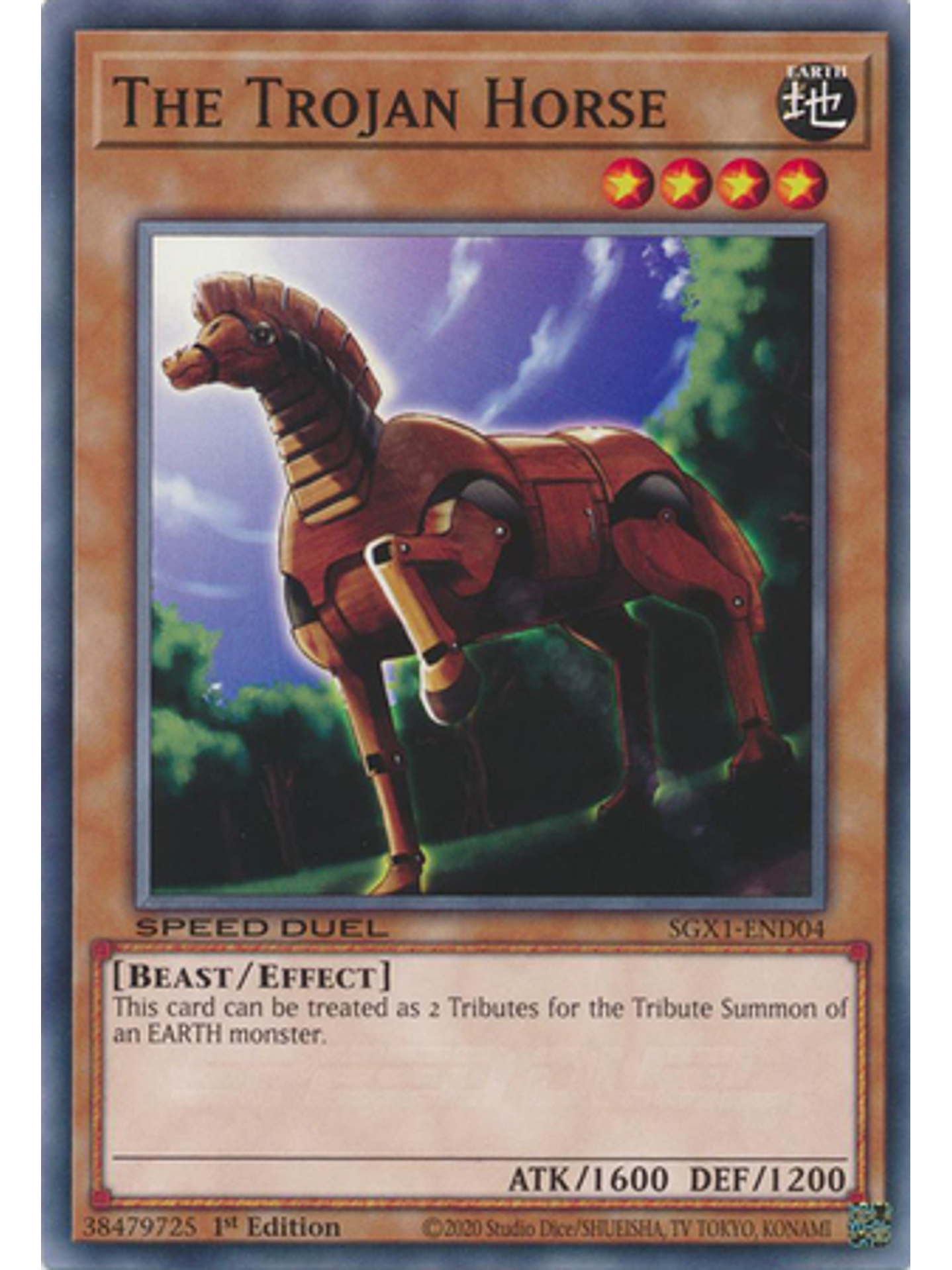 The Trojan Horse - SGX1-END04 - Common 1st Edition 1