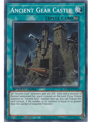 Ancient Gear Castle - SGX1-END13 - Common 1st Edition