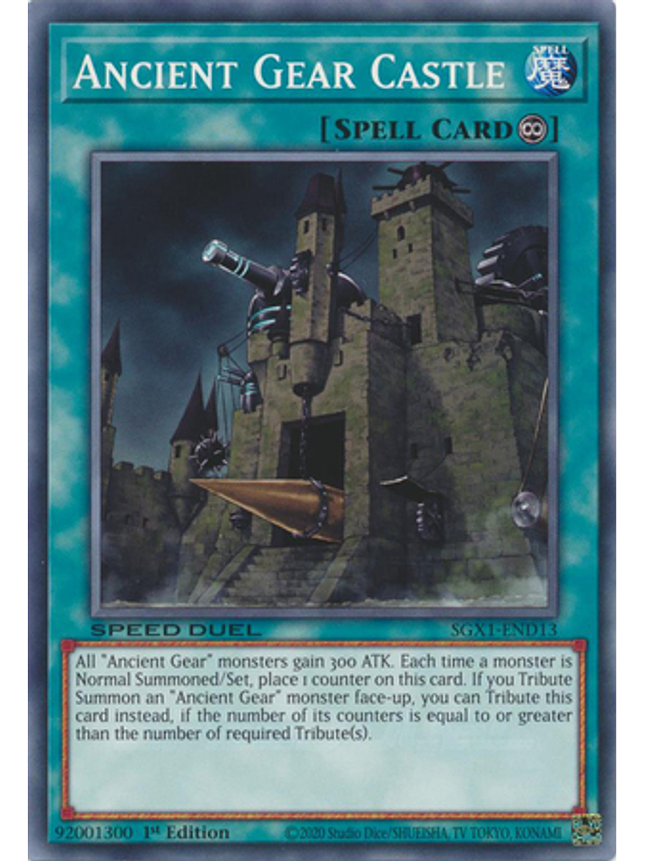 Ancient Gear Castle - SGX1-END13 - Common 1st Edition 1