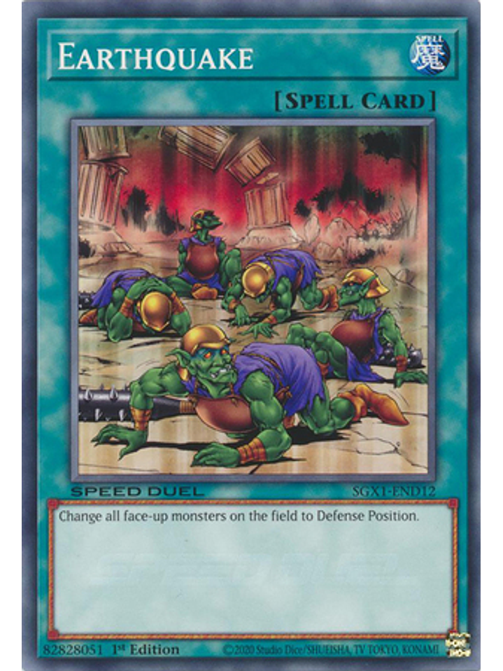 Earthquake - SGX1-END12 - Common 1st Edition 1