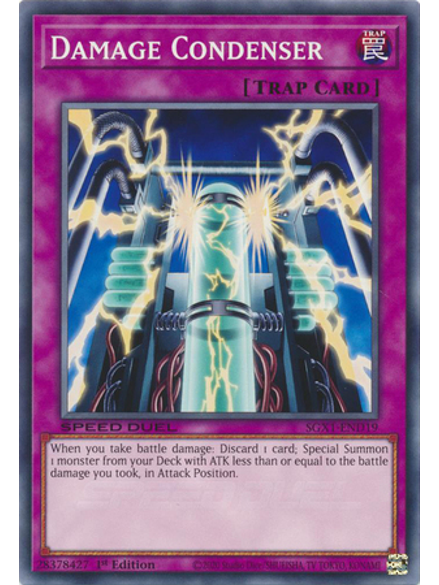 Damage Condenser - SGX1-END19 - Common 1st Edition 1