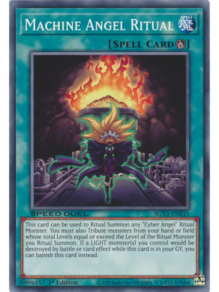 Machine Angel Ritual - SGX1-ENE15 - Common 1st Edition 1