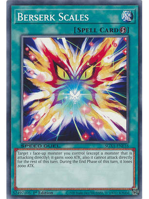 Berserk Scales - SGX1-ENE16 - Common 1st Edition