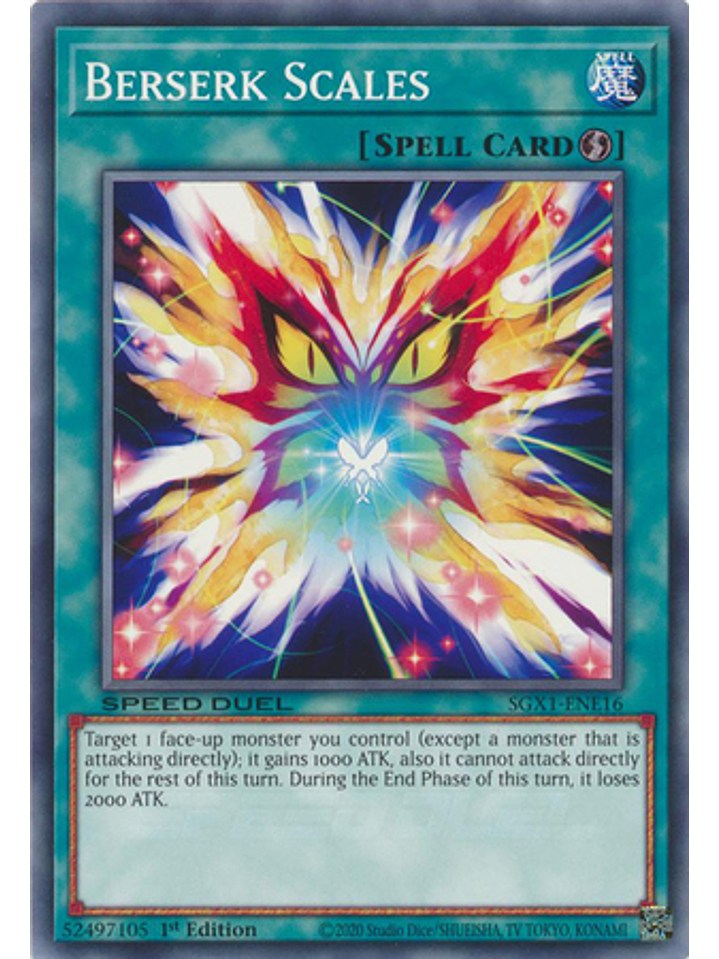 Berserk Scales - SGX1-ENE16 - Common 1st Edition 1