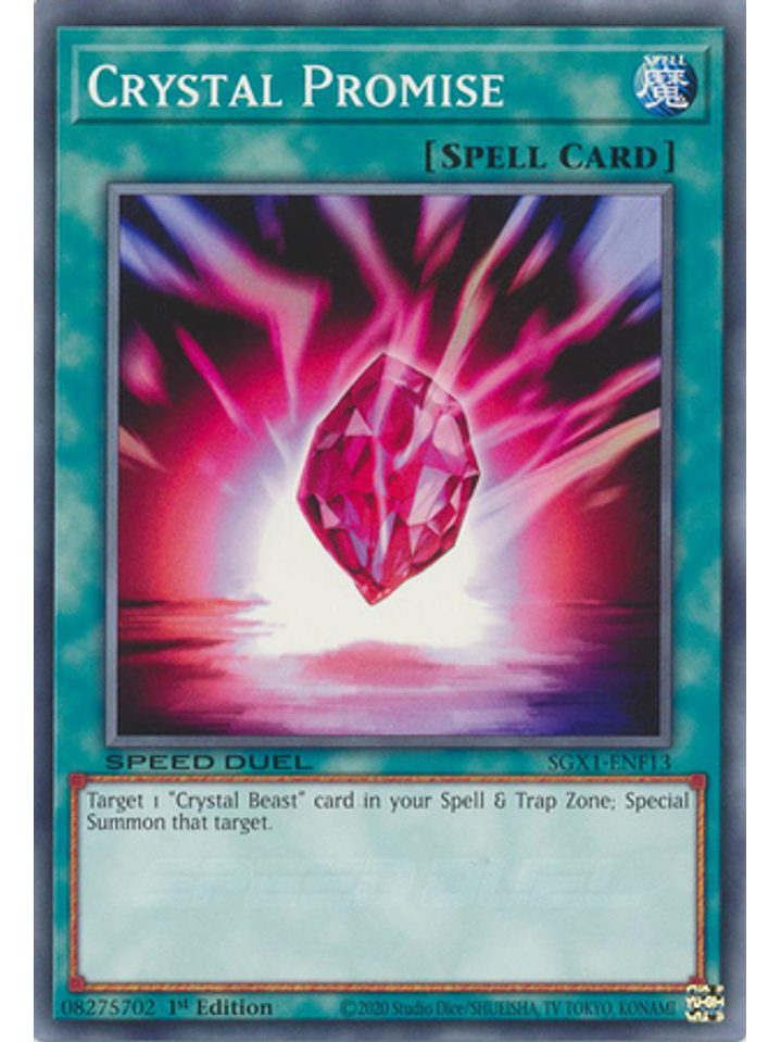 Crystal Promise - SGX1-ENF13 - Common 1st Edition 1