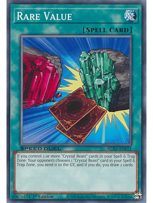 Rare Value - SGX1-ENF11 - Common 1st Edition