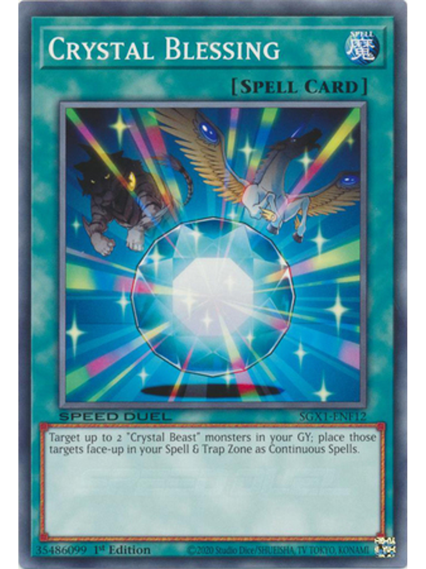 Crystal Blessing - SGX1-ENF12 - Common 1st Edition 1