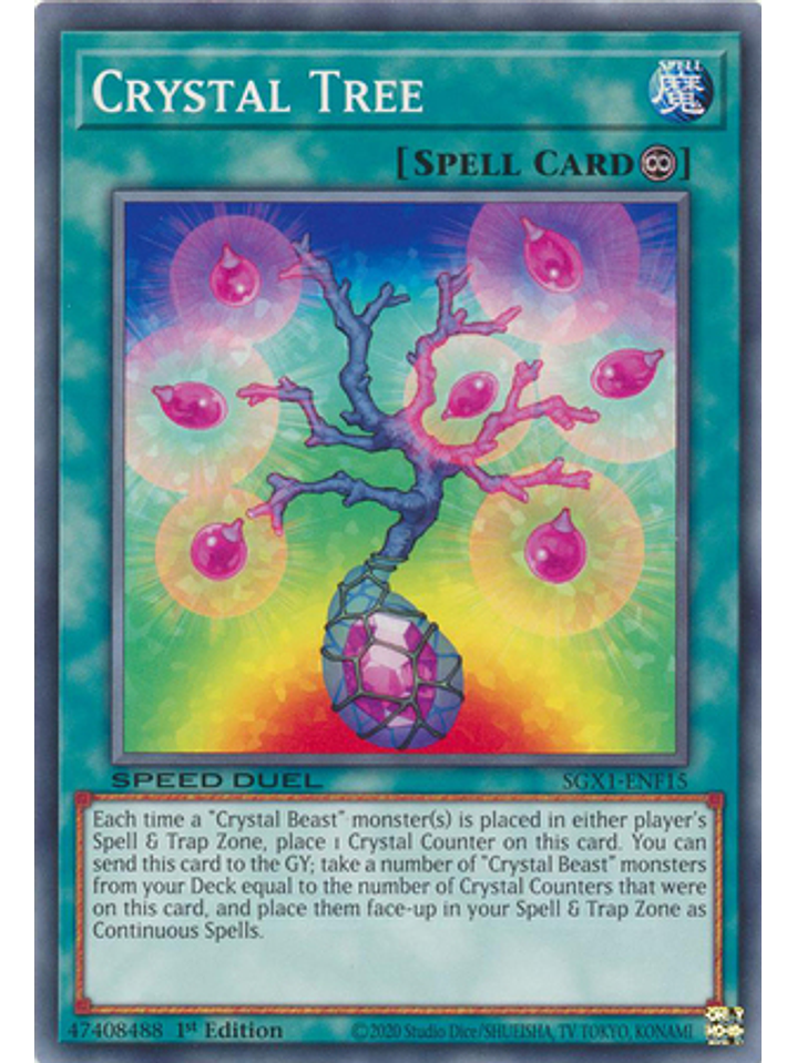 Crystal Tree - SGX1-ENF15 - Common 1st Edition 1