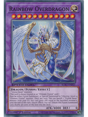 Rainbow Overdragon - SGX1-ENF21 - Common 1st Edition