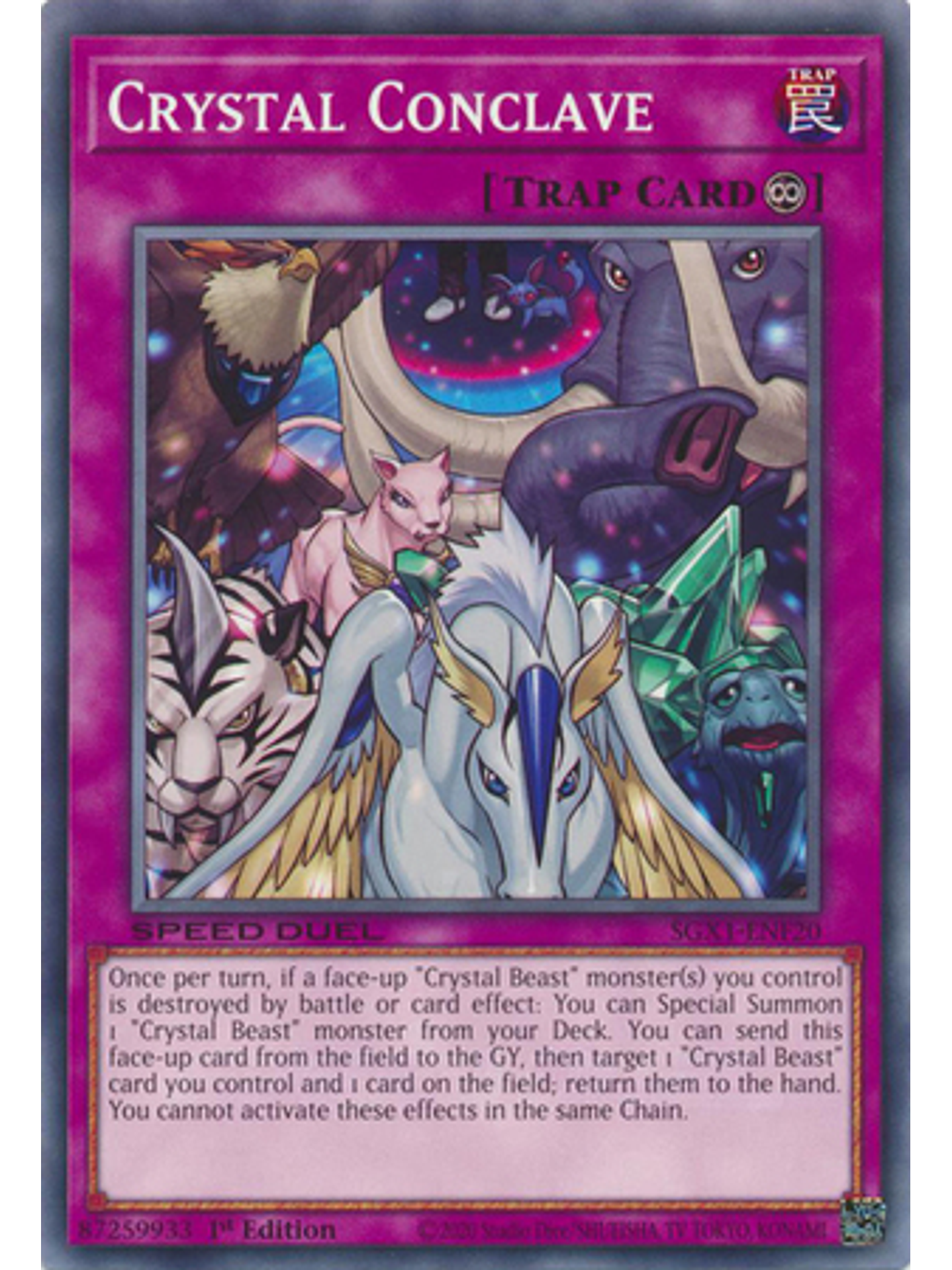 Crystal Conclave - SGX1-ENF20 - Common 1st Edition 1