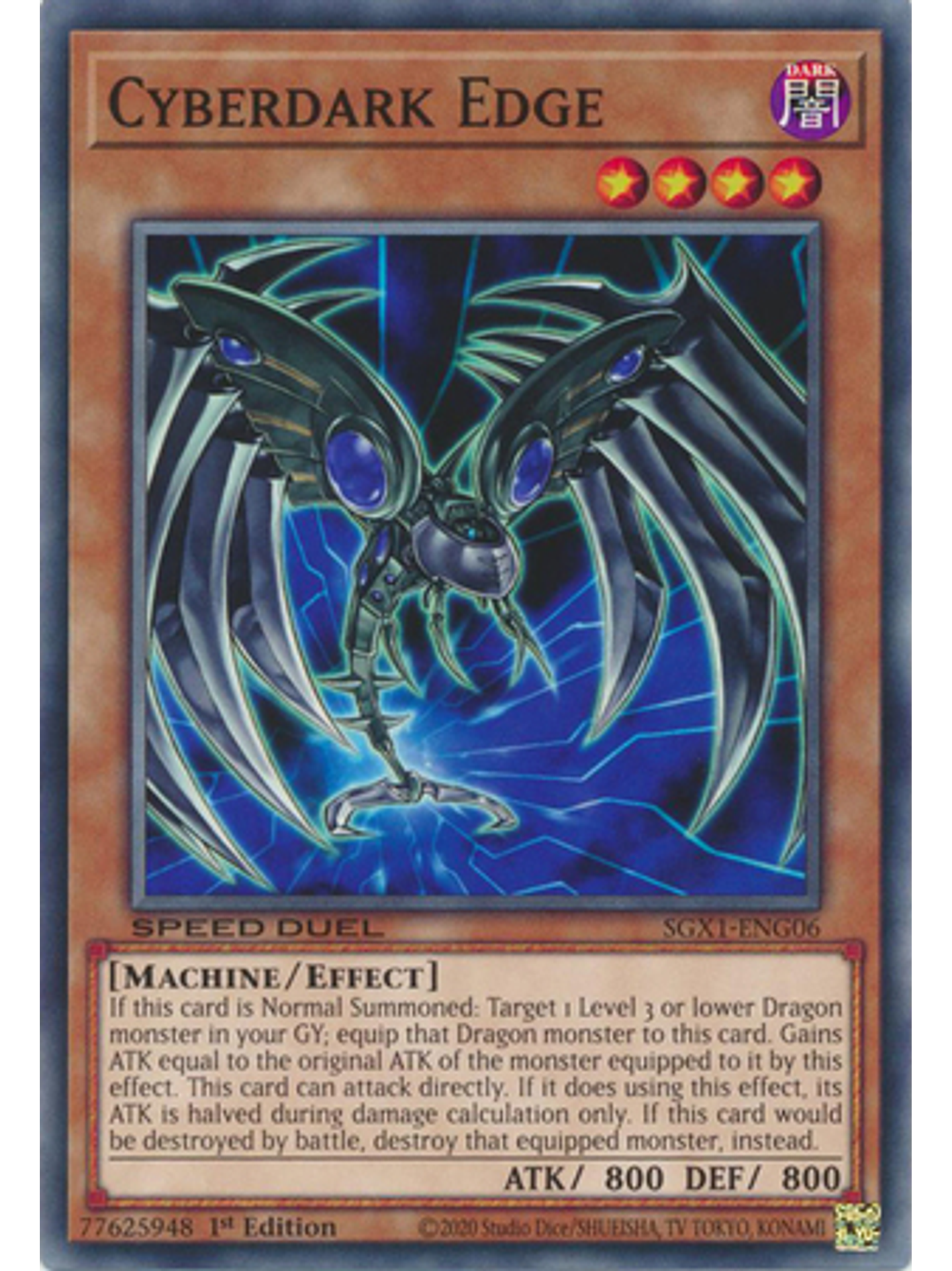 Cyberdark Edge - SGX1-ENG06 - Common 1st Edition 1