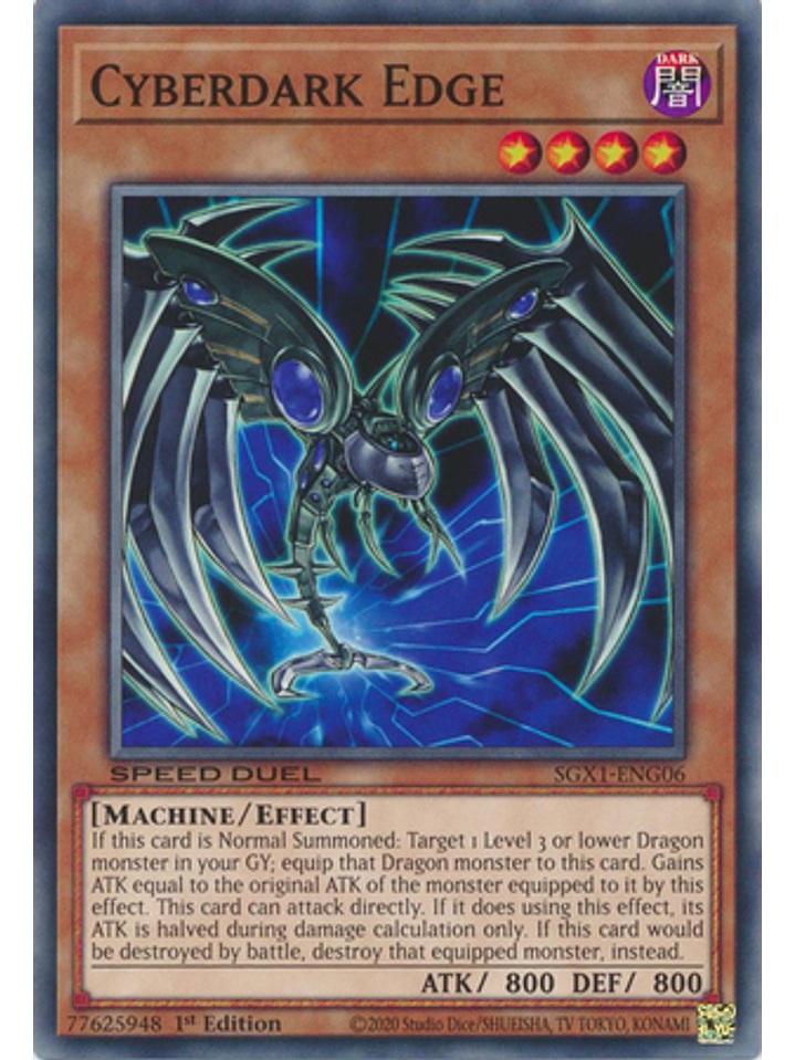 Cyberdark Edge - SGX1-ENG06 - Common 1st Edition 1