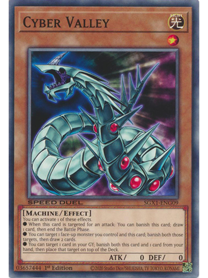 Cyber Valley - SGX1-ENG09 - Common 1st Edition 1