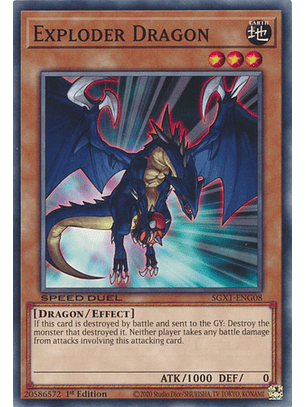 Exploder Dragon - SGX1-ENG08 - Common 1st Edition