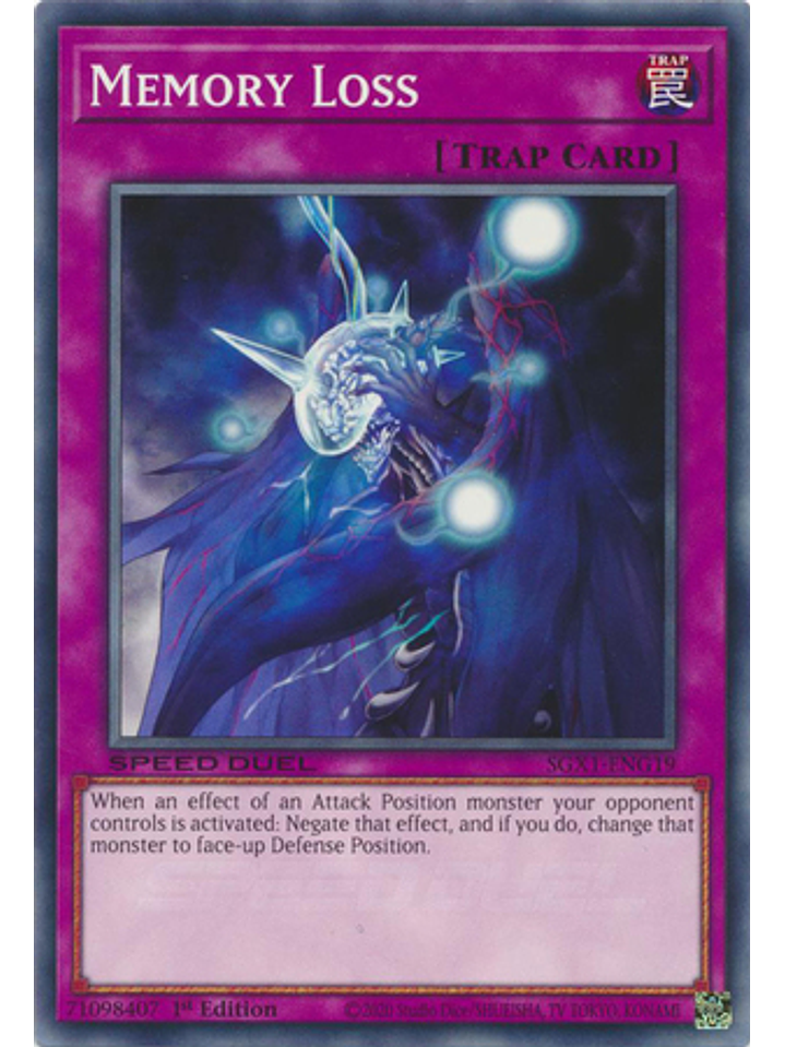 Memory Loss - SGX1-ENG19 - Common 1st Edition 1