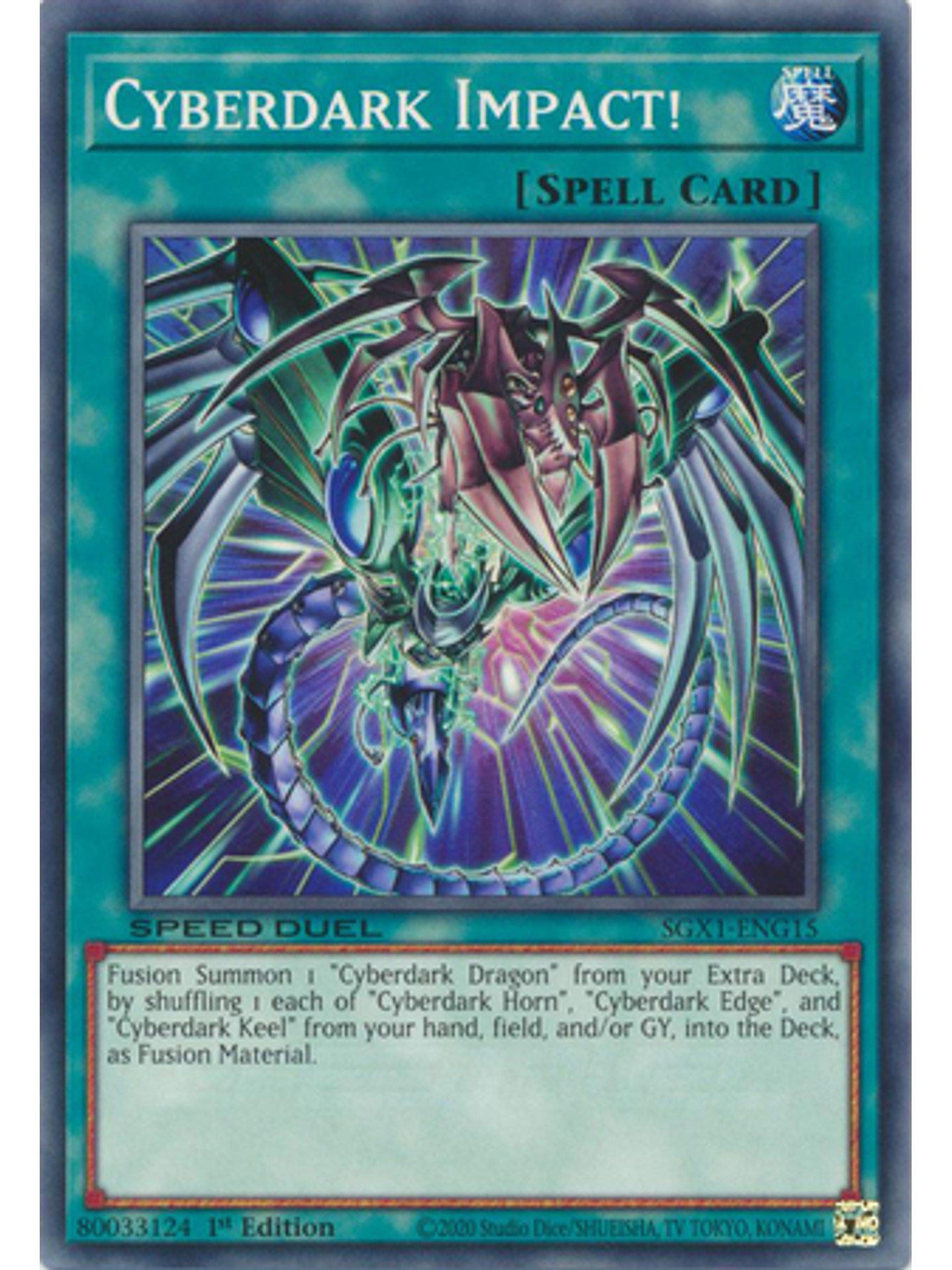 Cyberdark Impact! - SGX1-ENG15 - Common 1st Edition 1