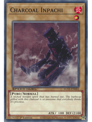 Charcoal Inpachi - SGX1-ENH03 - Common 1st Edition