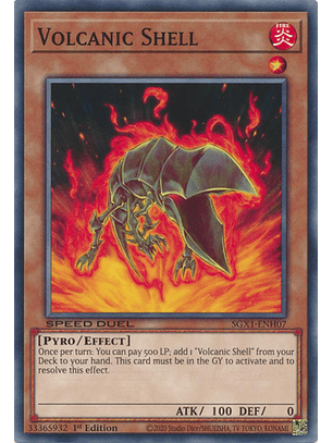 Volcanic Shell - SGX1-ENH07 - Common 1st Edition