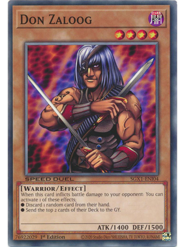 Don Zaloog - SGX1-ENI04 - Common 1st Edition 1