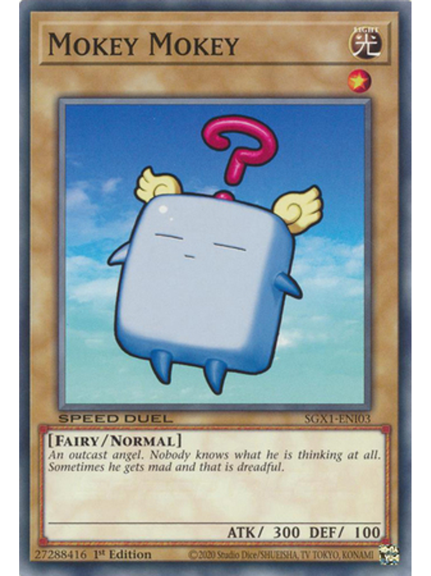 Mokey Mokey - SGX1-ENI03 - Common 1st Edition 1