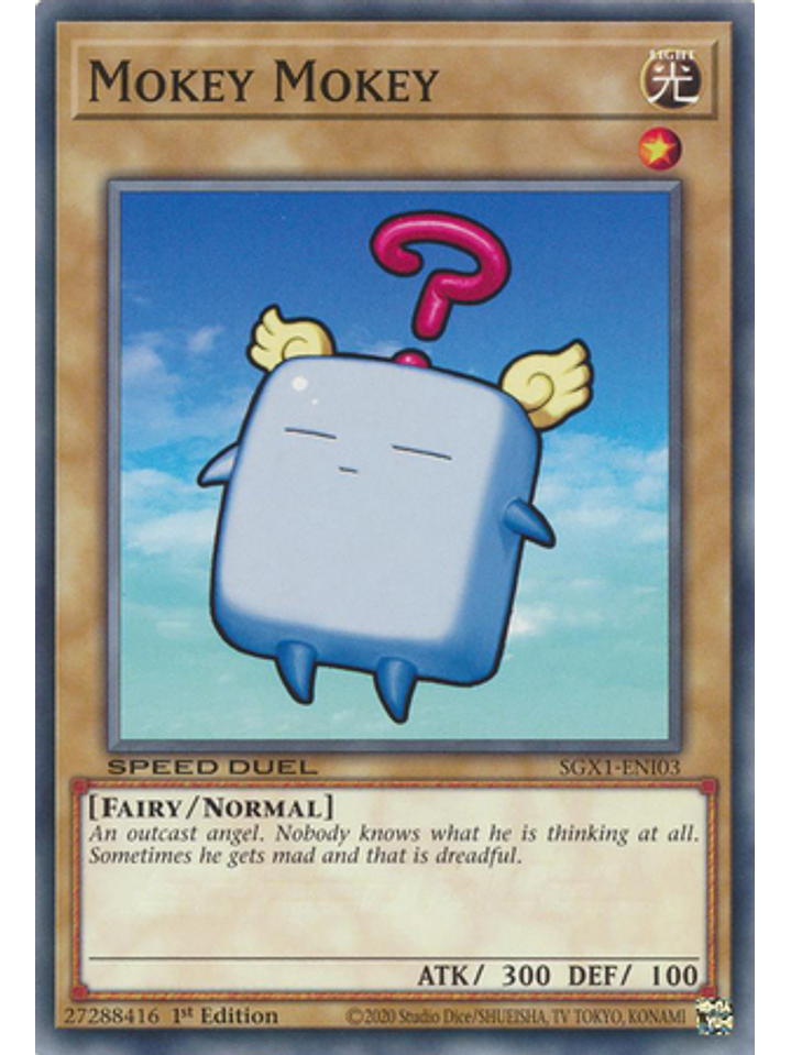 Mokey Mokey - SGX1-ENI03 - Common 1st Edition 1