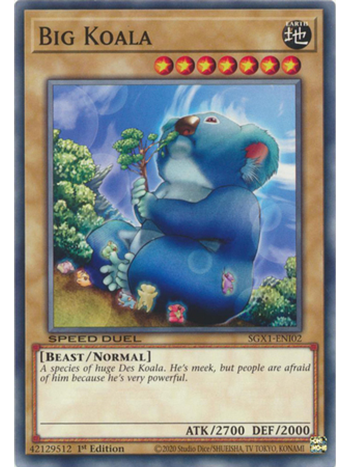 Big Koala - SGX1-ENI02 - Common 1st Edition 1