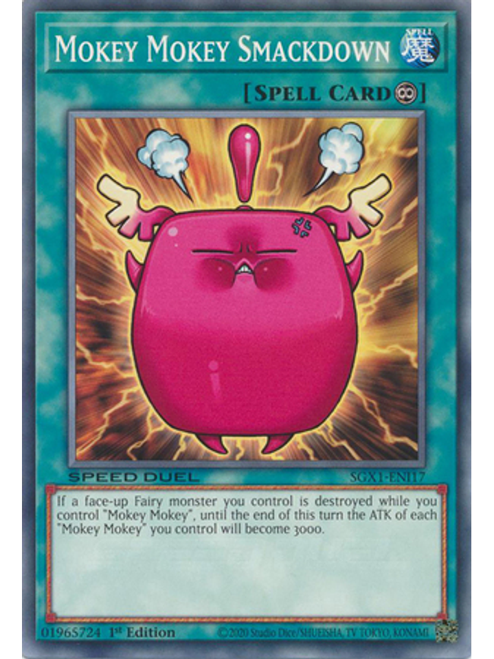 Mokey Mokey Smackdown - SGX1-ENI17 - Common 1st Edition 1