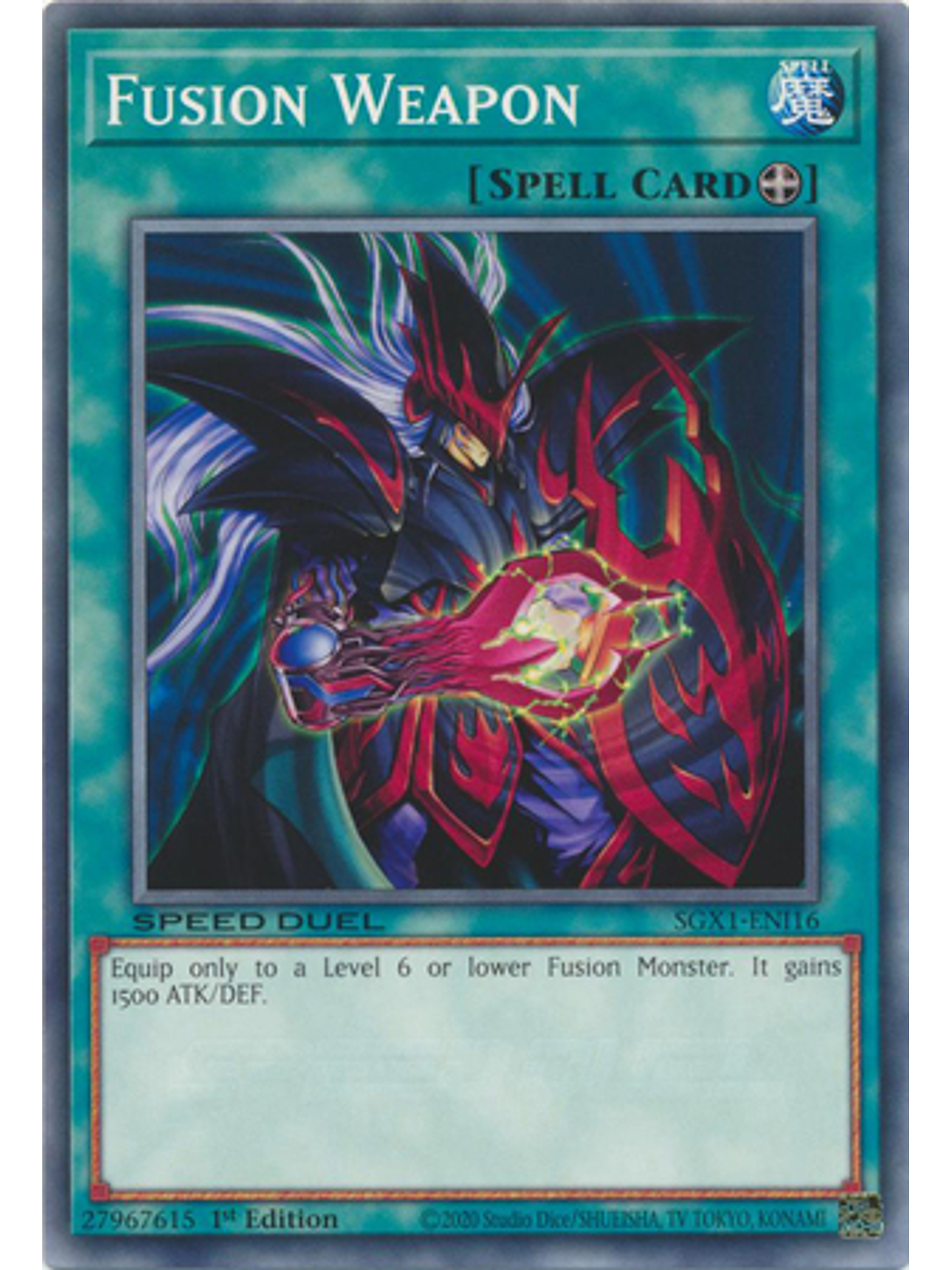 Fusion Weapon - SGX1-ENI16 - Common 1st Edition 1