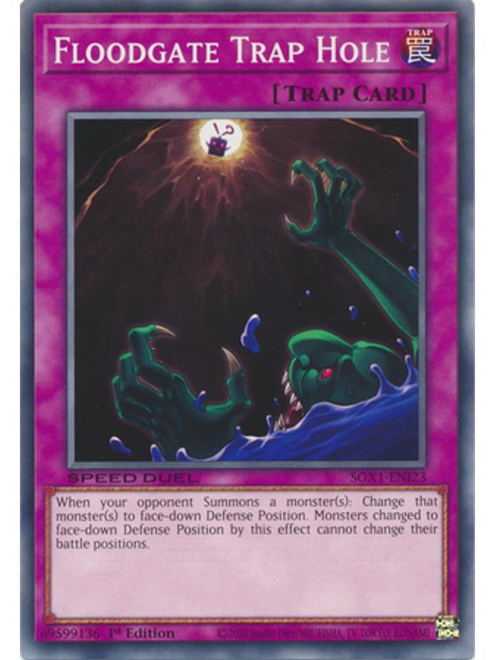 Floodgate Trap Hole - SGX1-ENI23 - Common 1st Edition 1