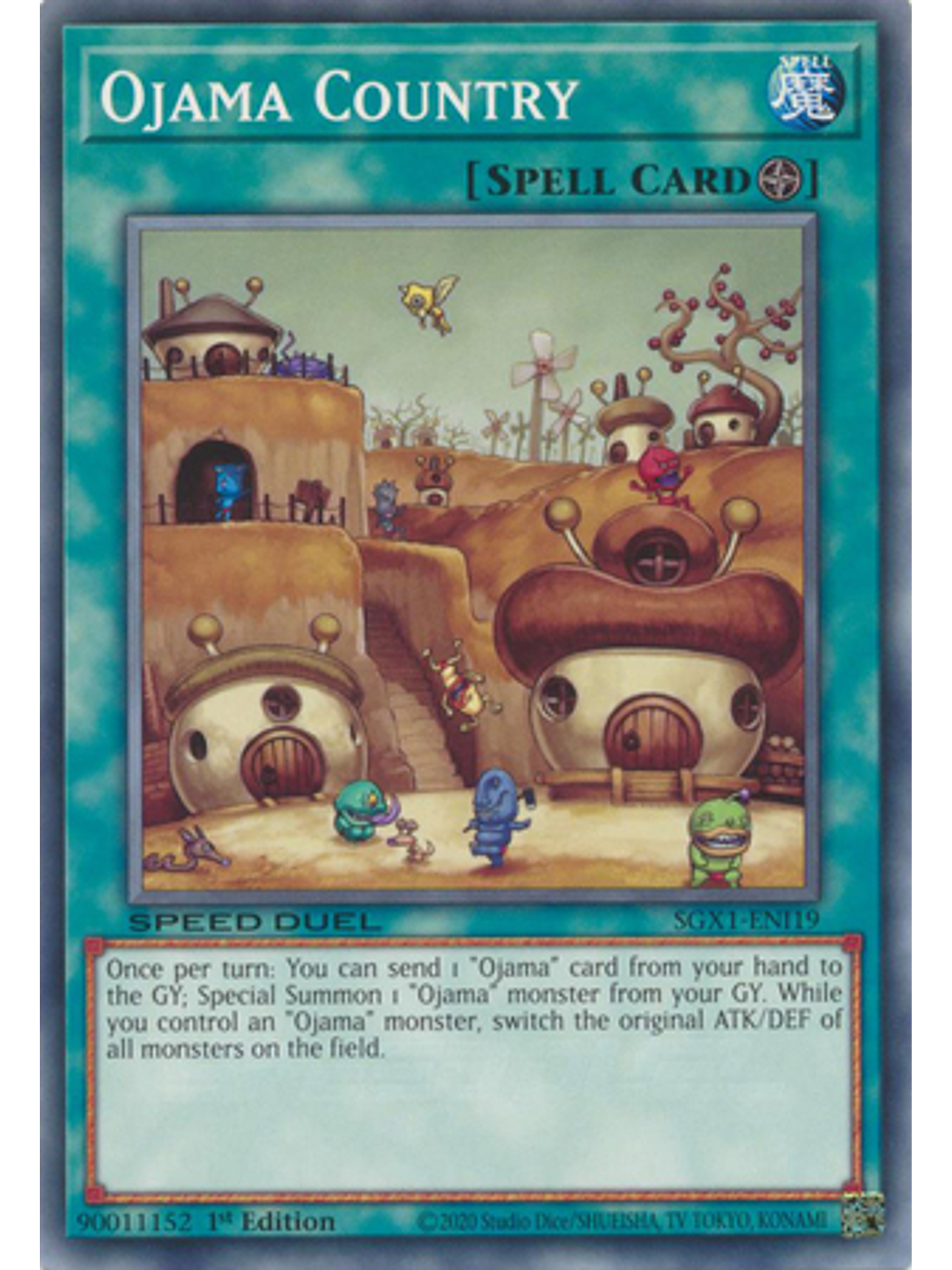 Ojama Country - SGX1-ENI19 - Common 1st Edition 1