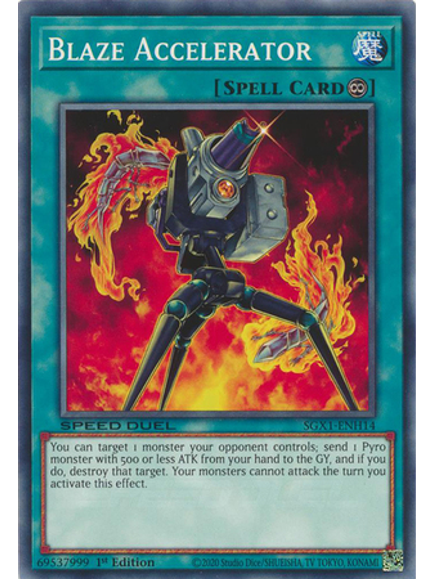 Blaze Accelerator - SGX1-ENH14 - Common 1st Edition 1