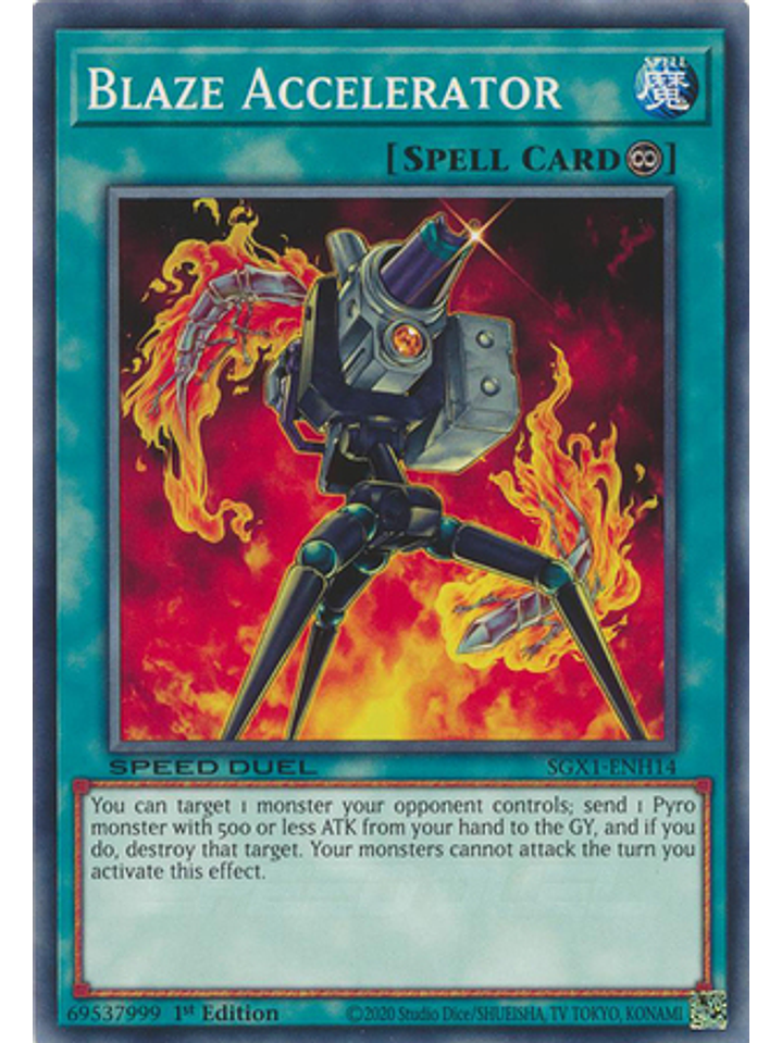 Blaze Accelerator - SGX1-ENH14 - Common 1st Edition 1