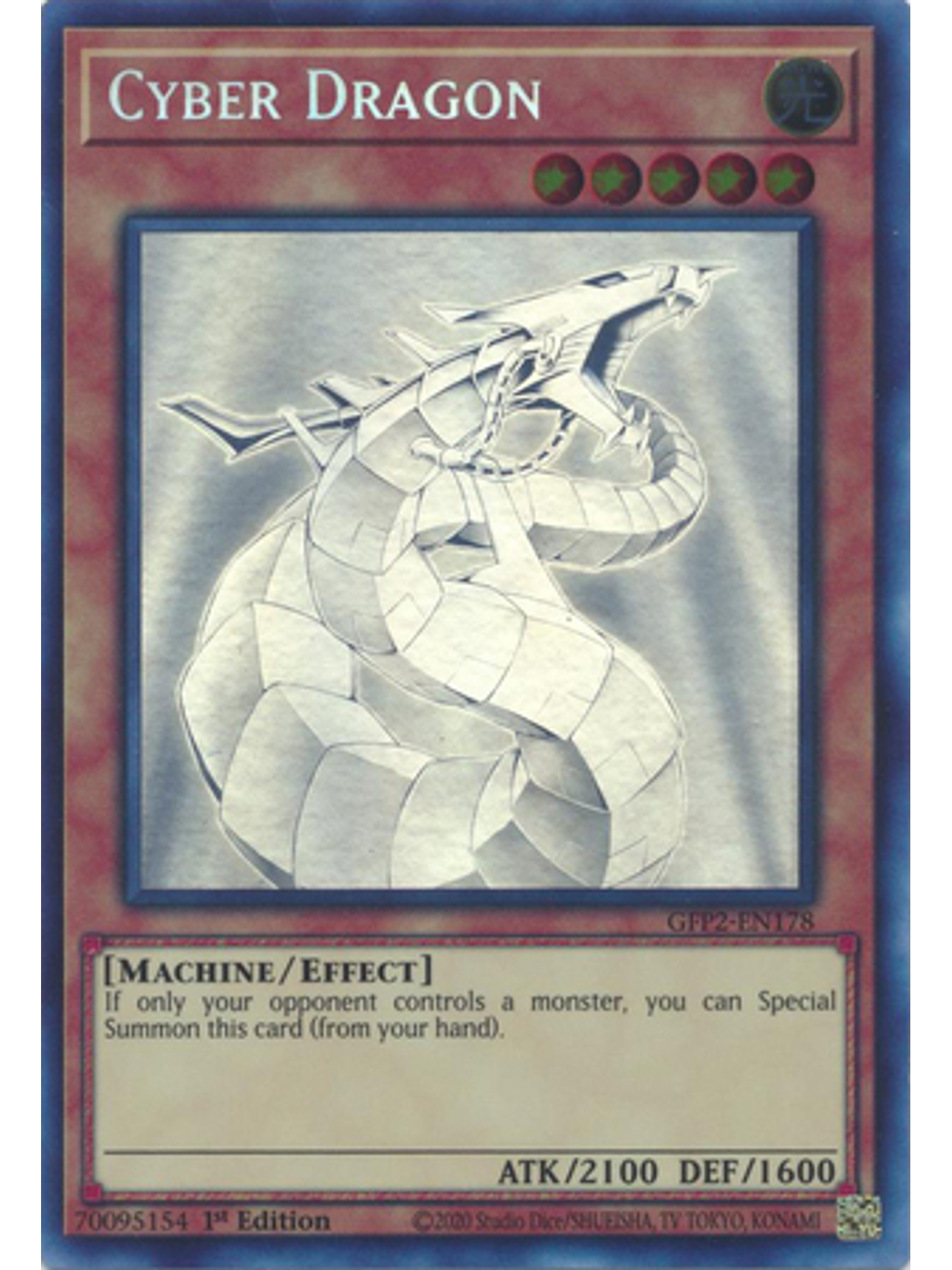 Cyber Dragon - GFP2-EN178 - Ghost Rare 1st Edition 1