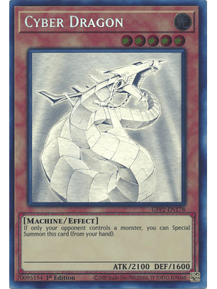 Cyber Dragon - GFP2-EN178 - Ghost Rare 1st Edition