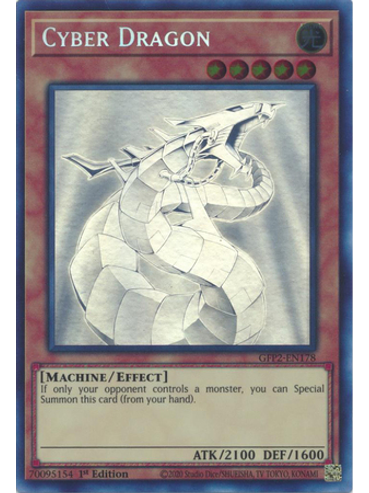 Cyber Dragon - GFP2-EN178 - Ghost Rare 1st Edition 1