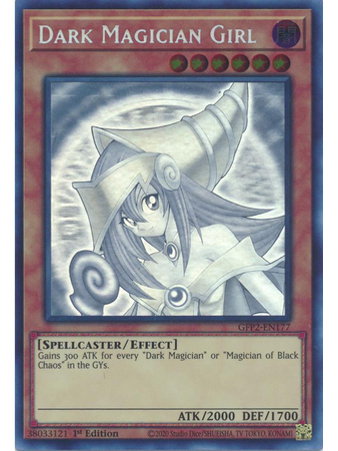 Dark Magician Girl - GFP2-EN177 - Ghost Rare 1st Edition 1