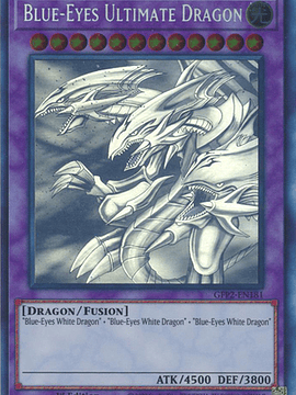 Blue-Eyes Ultimate Dragon - GFP2-EN181 - Ghost Rare 1st Edition