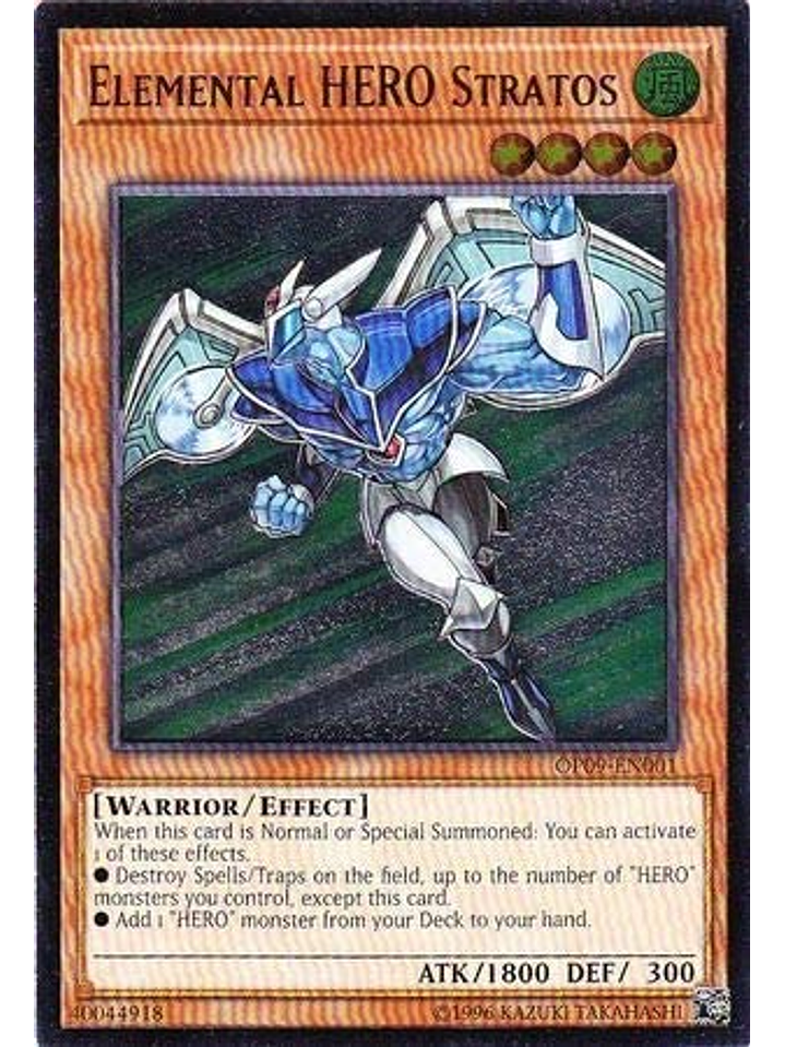 Ultimate Rare - Elemental HERO Stratos - OP09-EN001 1