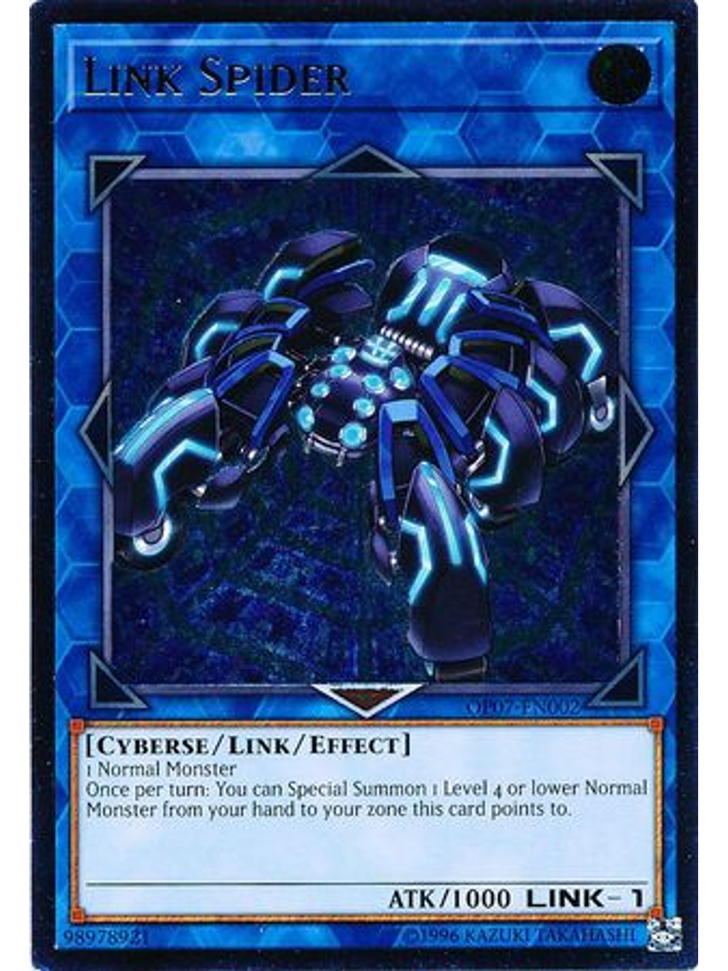 Ultimate Rare - Link Spider - OP07-EN002 1
