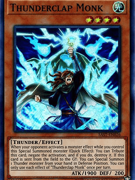 Thunderclap Monk - sast-en026 - Super Rare Unlimited