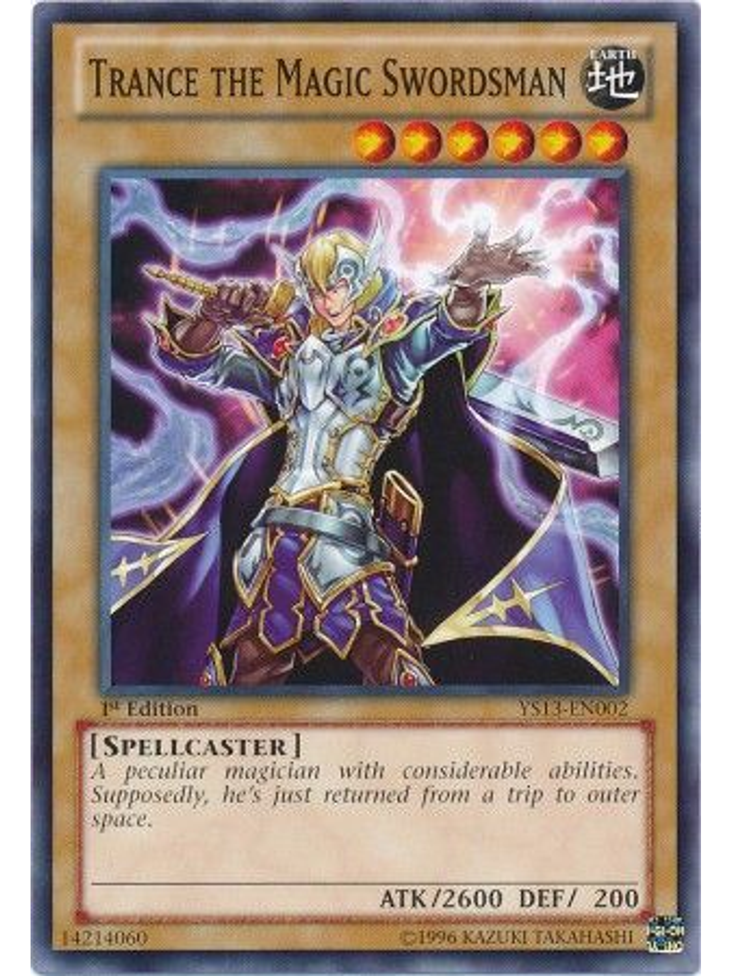 Trance The Magic Swordsman - ys13-en002 - Common 1st Edition 1