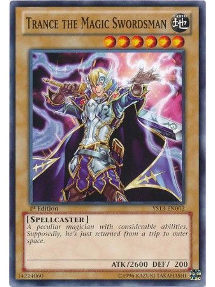 Trance The Magic Swordsman - ys13-en002 - Common 1st Edition 1
