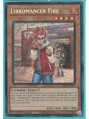 Libromancer Fire - DIFO-EN000 - Secret Rare 1st Edition