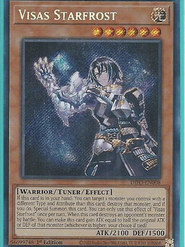 Visas Starfrost - DIFO-EN008 - Secret Rare 1st Edition