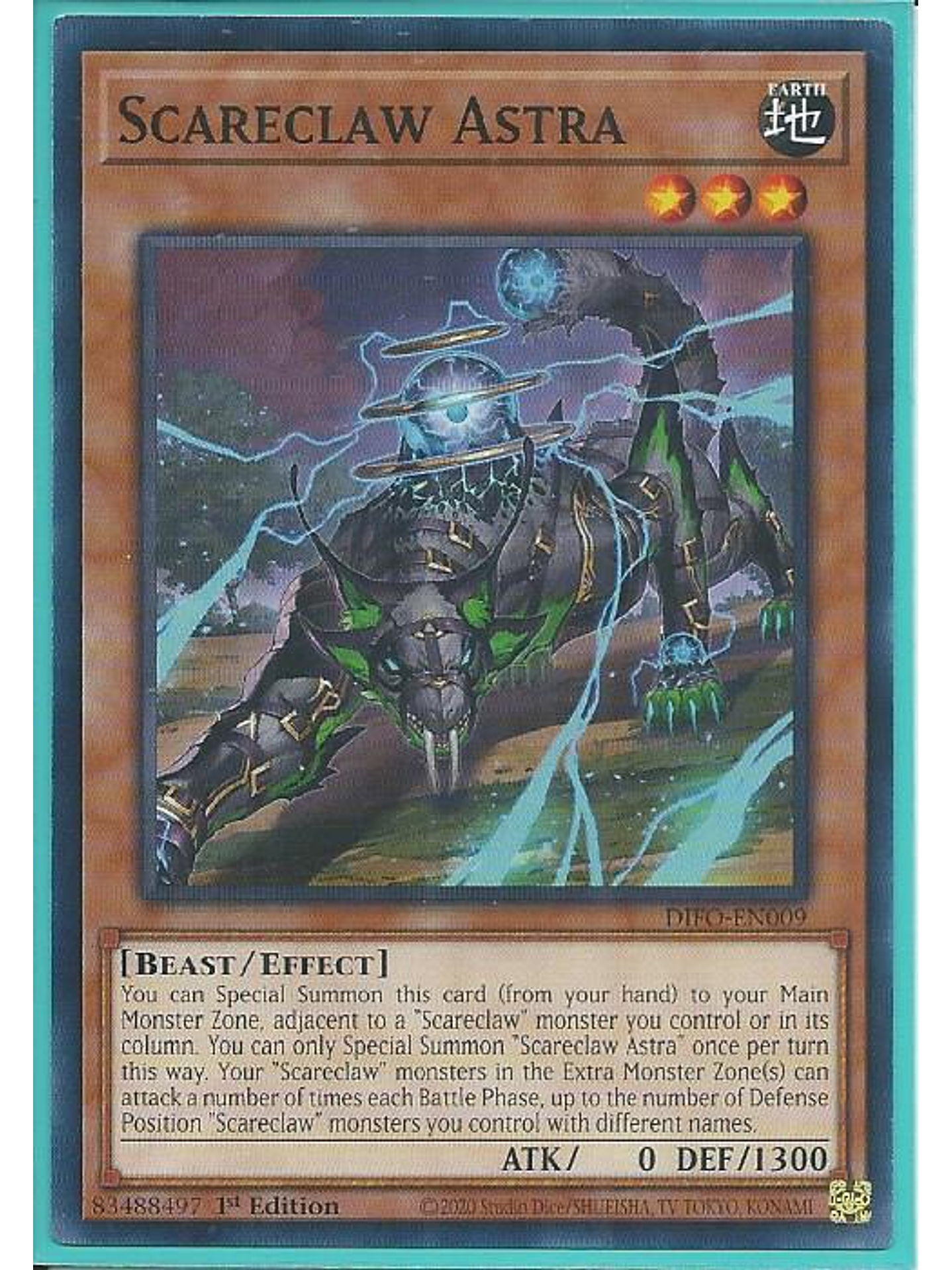 Scareclaw Astra - DIFO-EN009 - Common 1st Edition 1