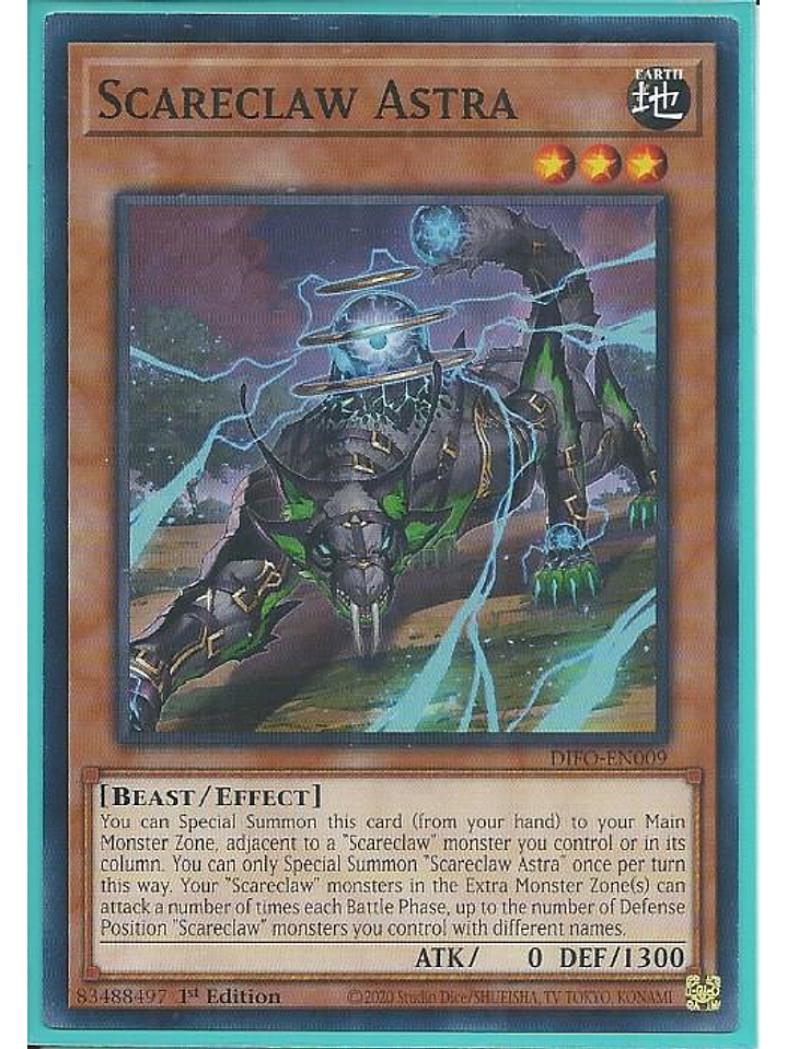 Scareclaw Astra - DIFO-EN009 - Common 1st Edition 1