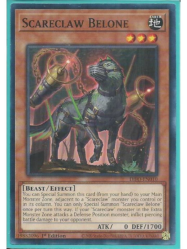 Scareclaw Belone - DIFO-EN010 - Common 1st Edition 1