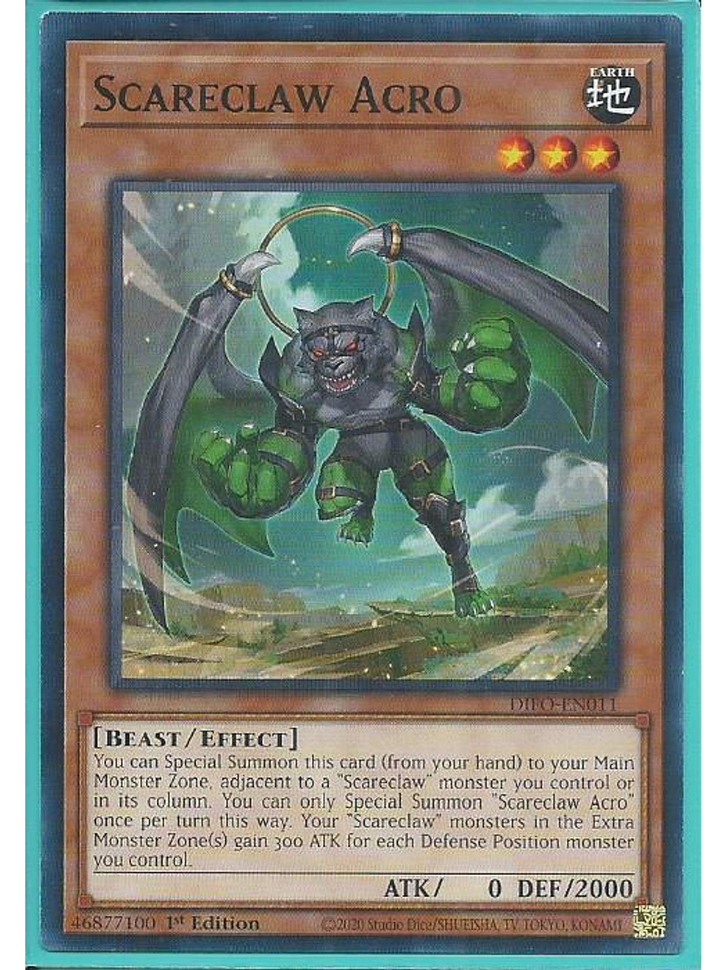 Scareclaw Acro - DIFO-EN011 - Common 1st Edition 1