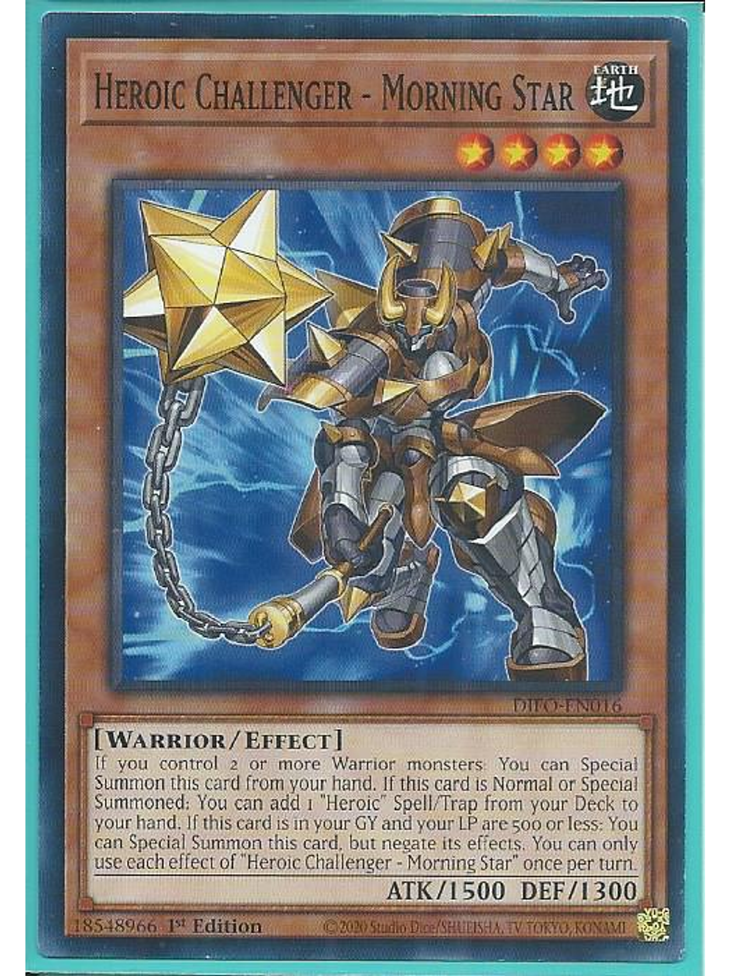 Heroic Challenger - Morning Star - DIFO-EN016 - Common 1st Edition 1