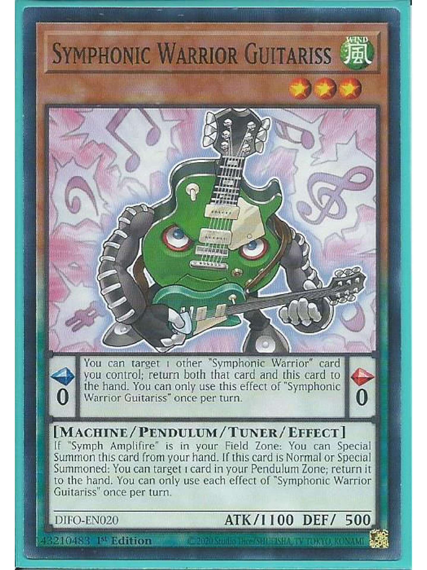 Symphonic Warrior Guitariss - DIFO-EN020 - Common 1st Edition 1